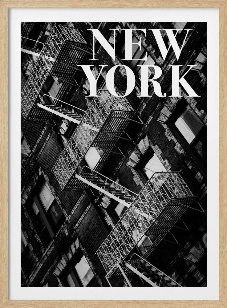 NYC Fire Escapes | Poster
