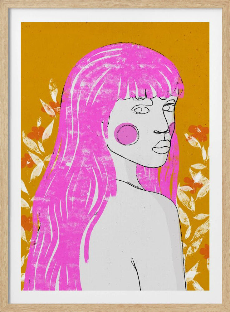 Pink Whisper Gaze | Poster