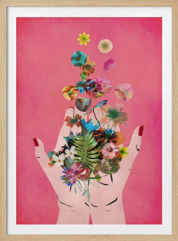 Blooming in Hands | Poster