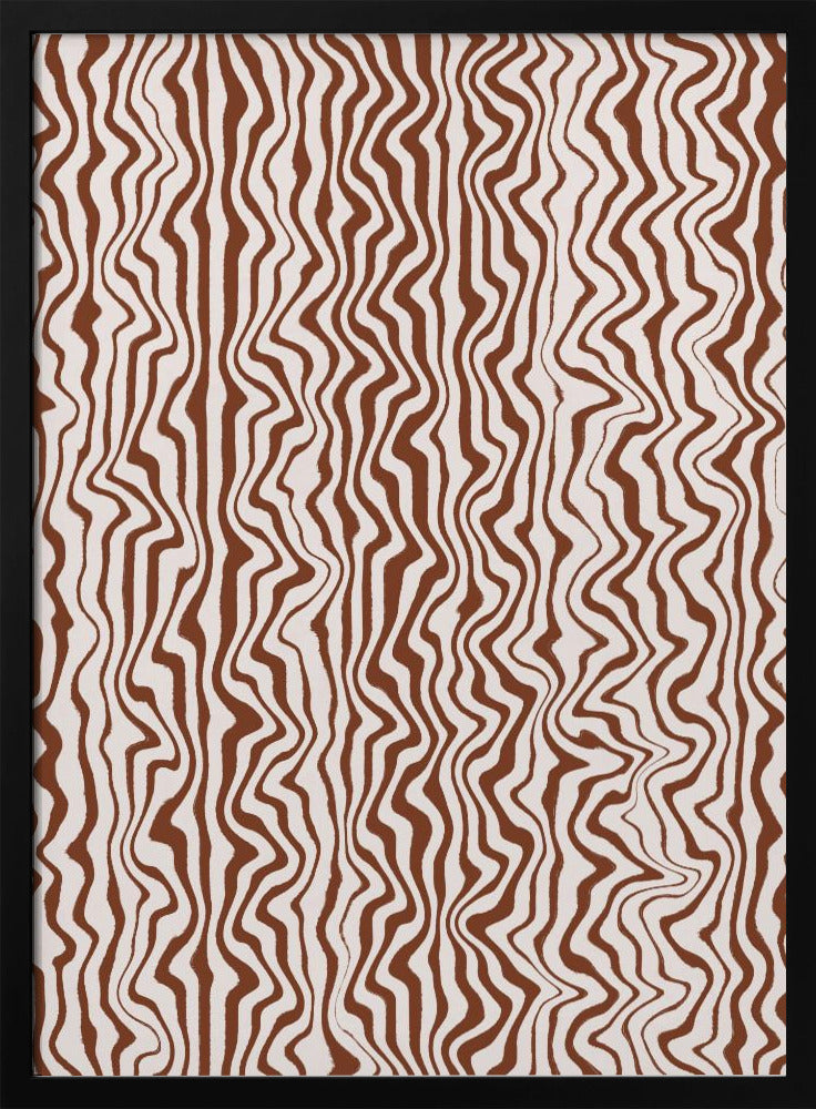 Zebra Waves | Poster