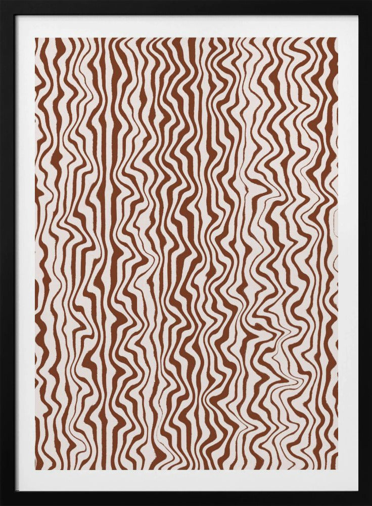 Zebra Waves | Poster