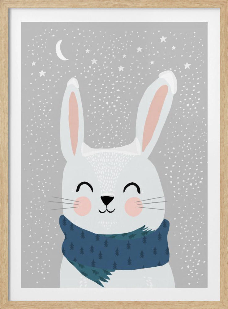Winter Bunny Bliss | Poster