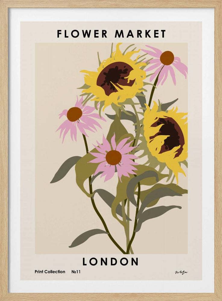 Flower Market. London | Poster