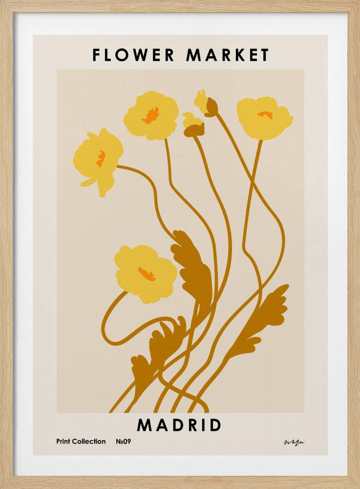 Flower Market. Madrid | Poster