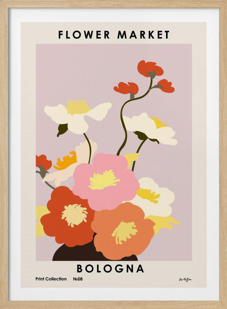 Flower Market. Bologna | Poster
