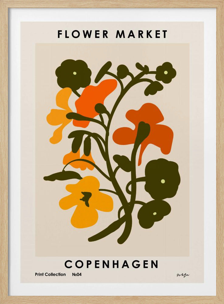 Flower Market. Copenhagen | Poster