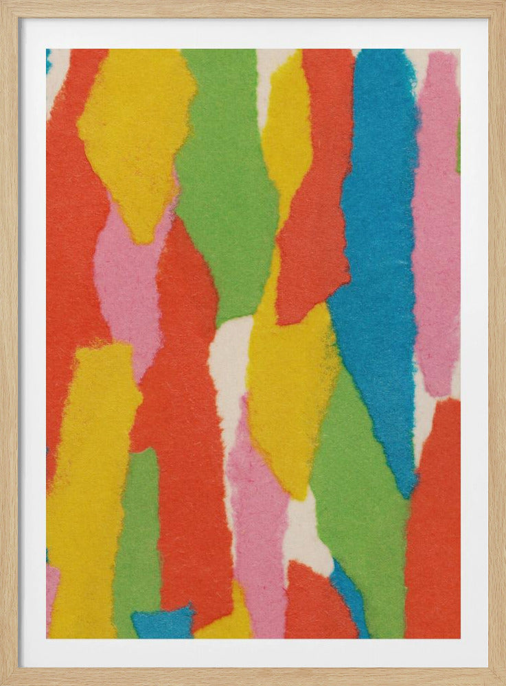 Colorful Paper Collage #1 | Poster