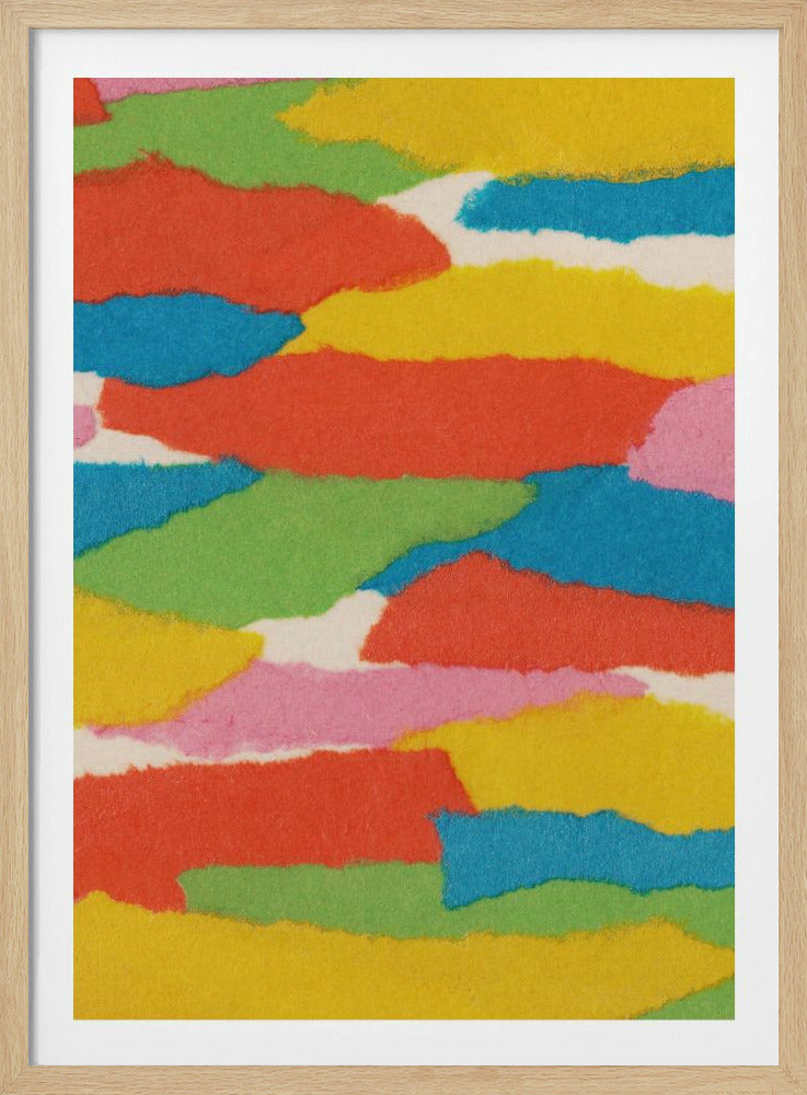 Colorful Paper Collage #2 | Poster