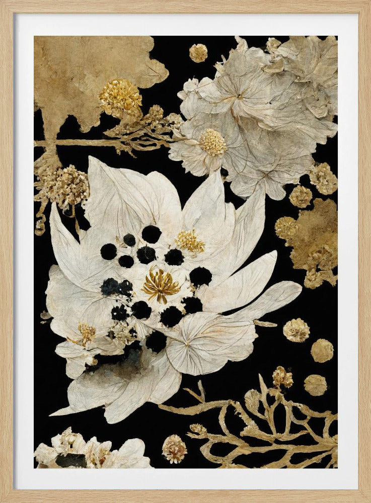 Golden Petal Bloom | Poster