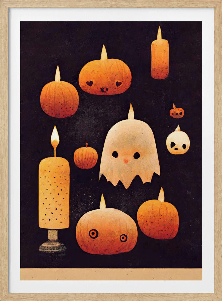 Haunted Pumpkin Glow | Poster