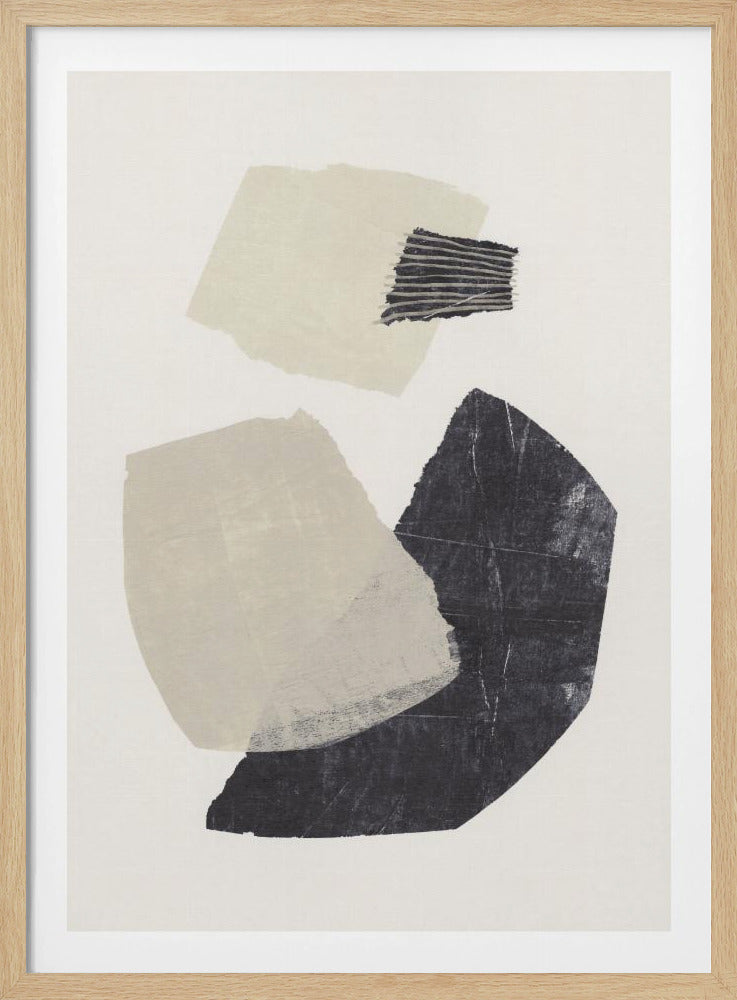 Monochrome Shapes #1 | Poster