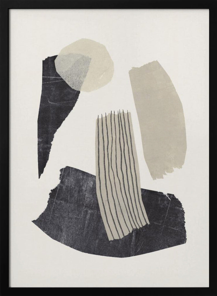 Monochrome Shapes #2 | Poster