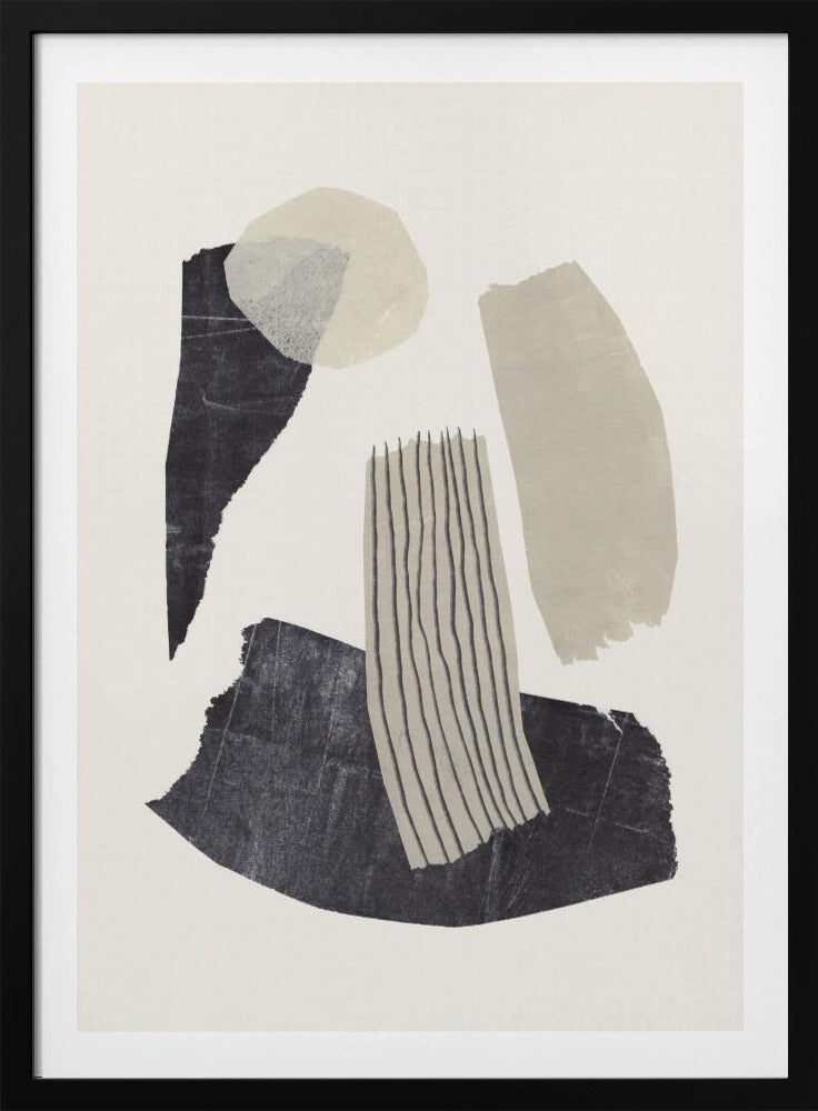 Monochrome Shapes #2 | Poster