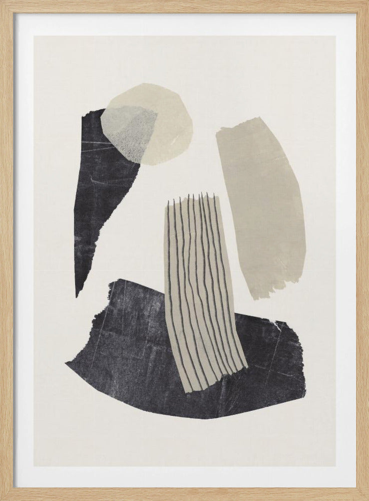 Monochrome Shapes #2 | Poster