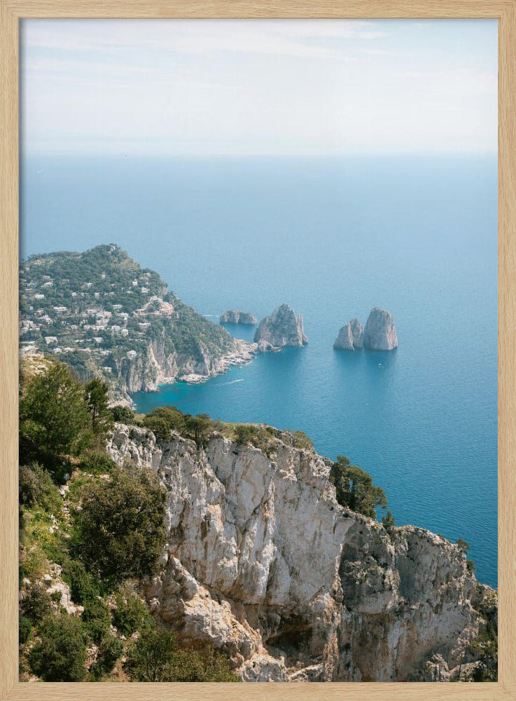 Coast of Capri Italy | Poster