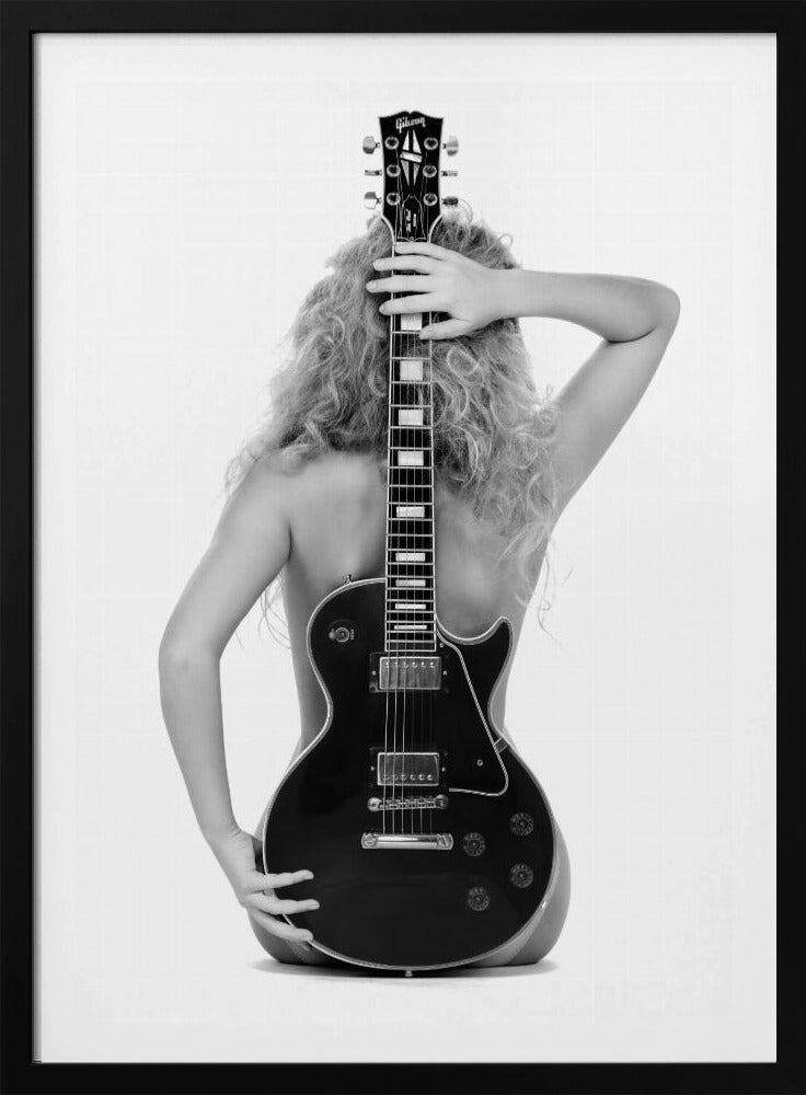 Lady And The Les Paul | Poster