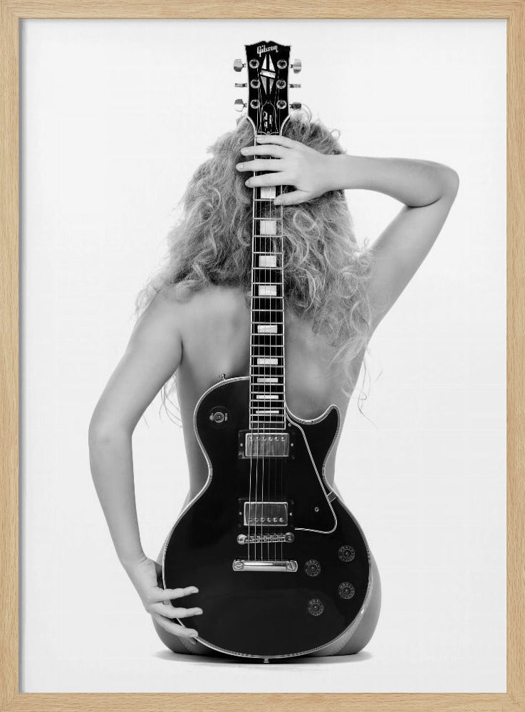 Lady And The Les Paul | Poster