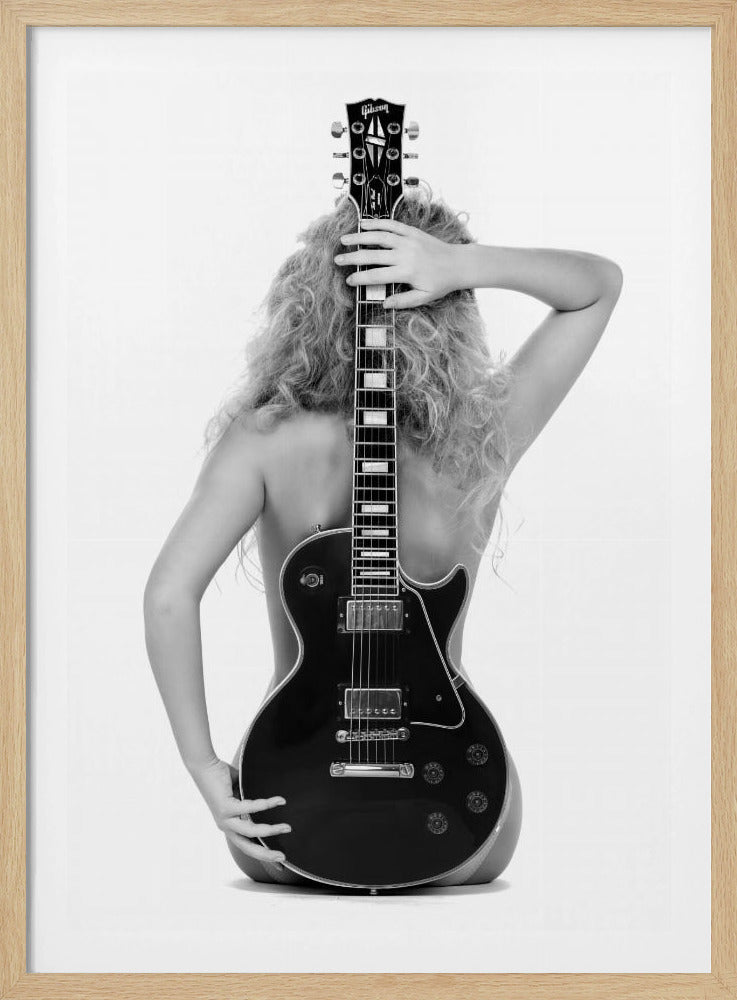 Lady And The Les Paul | Poster