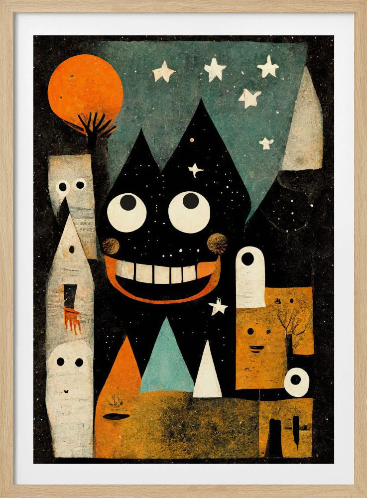 Whimsical Nightscape | Poster
