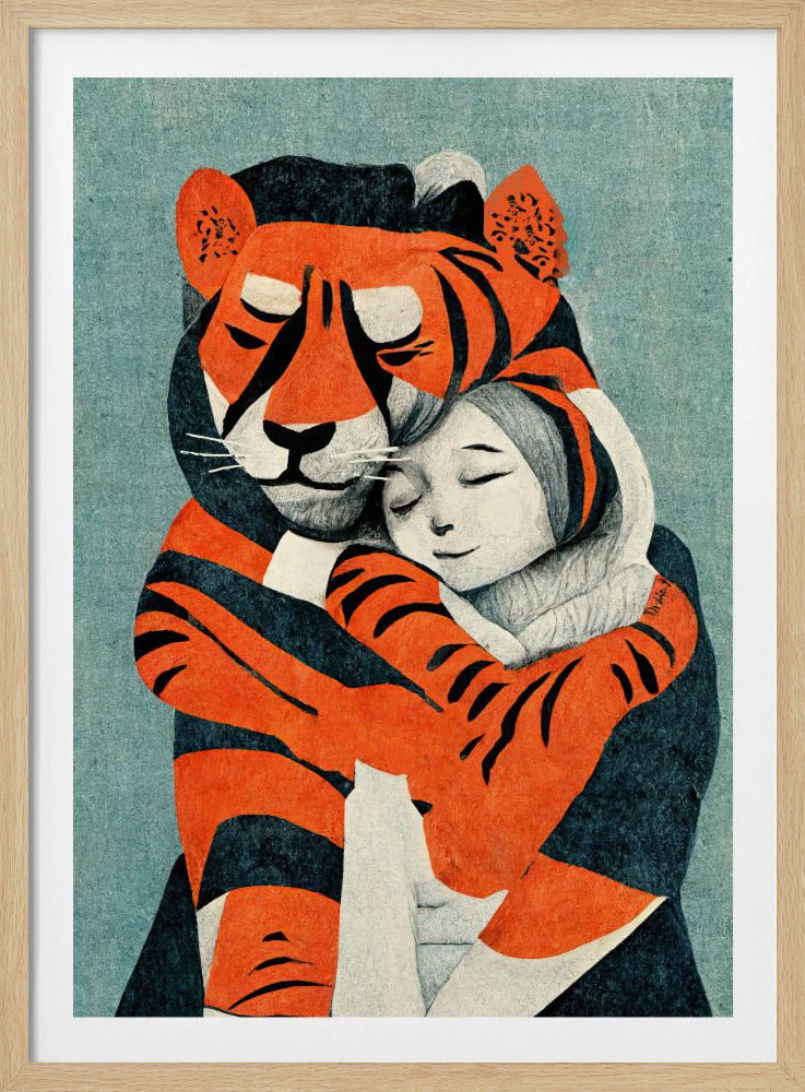 Tiger's Embrace | Poster