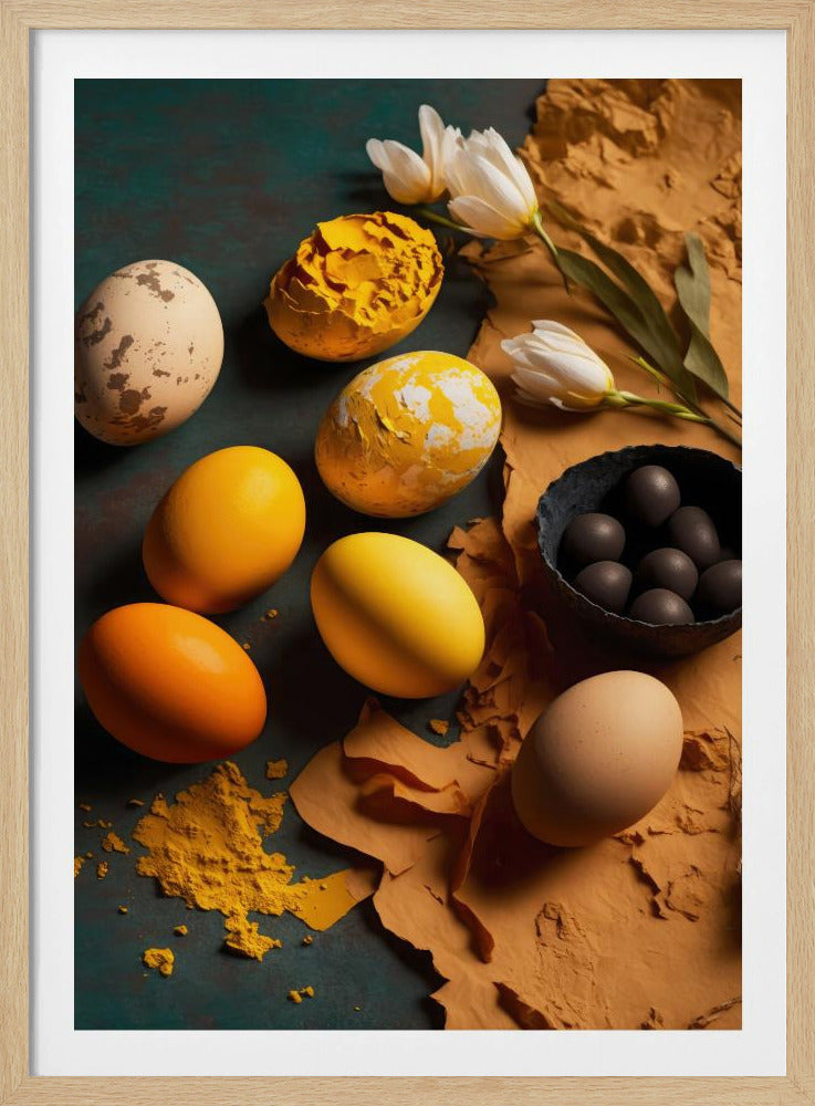 Eggs and Petals Harmony | Poster
