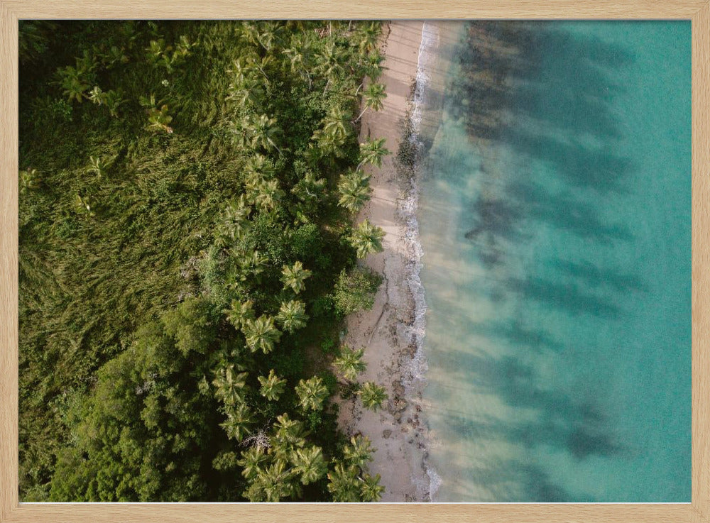 Green Beach from Above 2 | Poster
