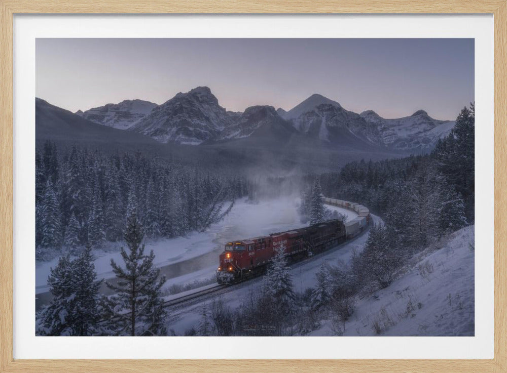 The Train in Snow. | Poster