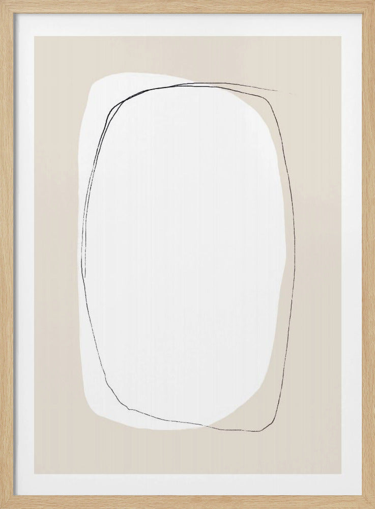 Layered Oval Shapes | Poster