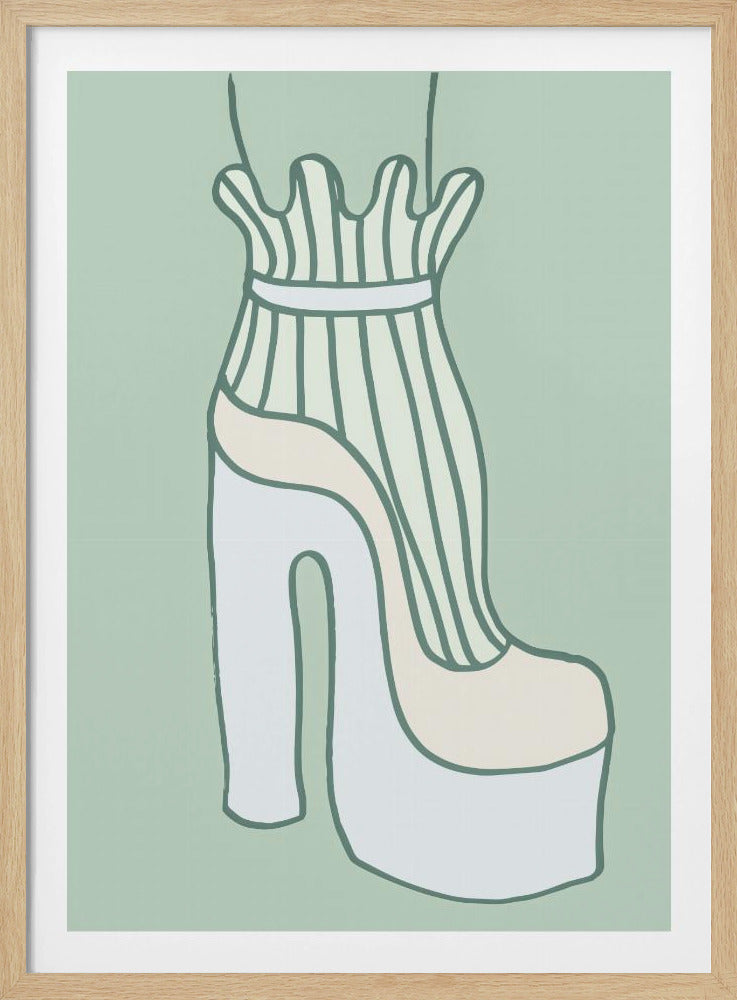 Shoe Green | Poster
