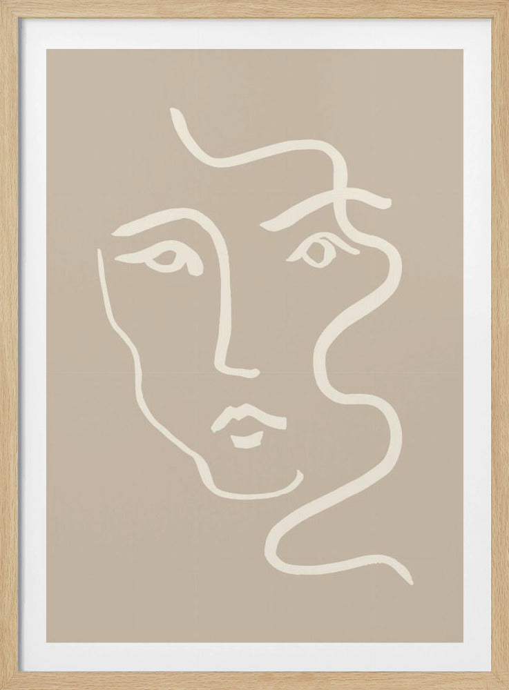 Portrait 04 Gray | Poster