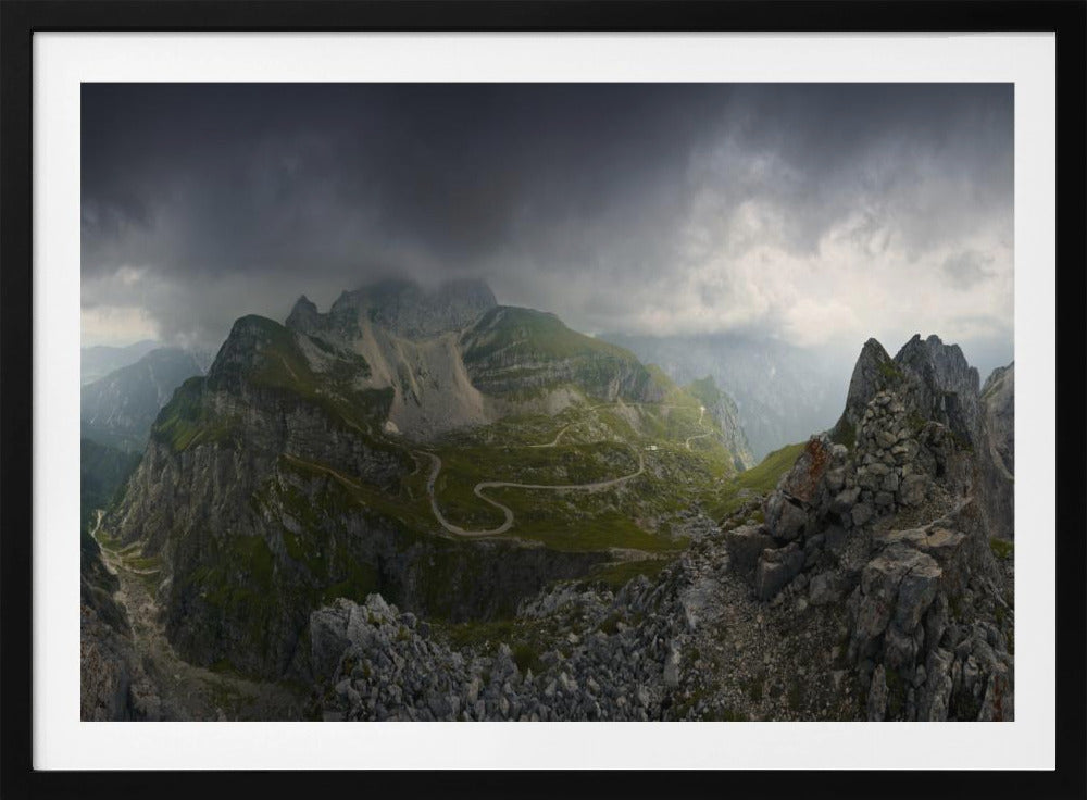 Bizarre Mountain Panorama | Poster