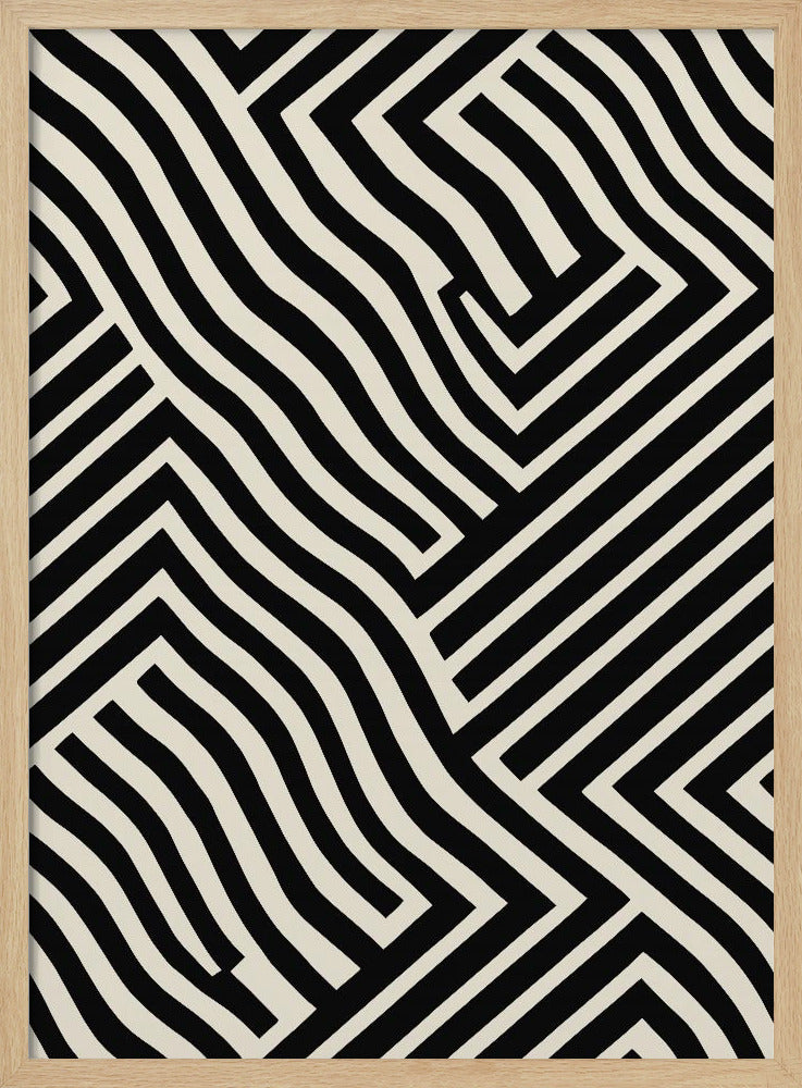 Zebra Maze | Poster
