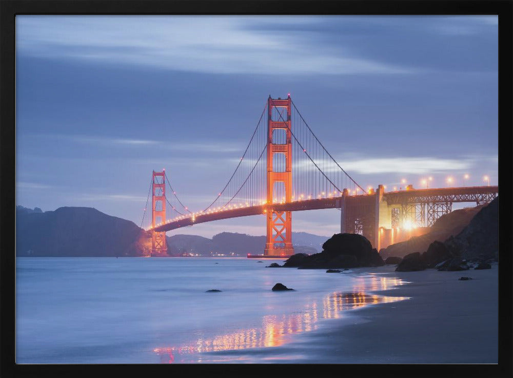 Golden Gate Twilight | Poster