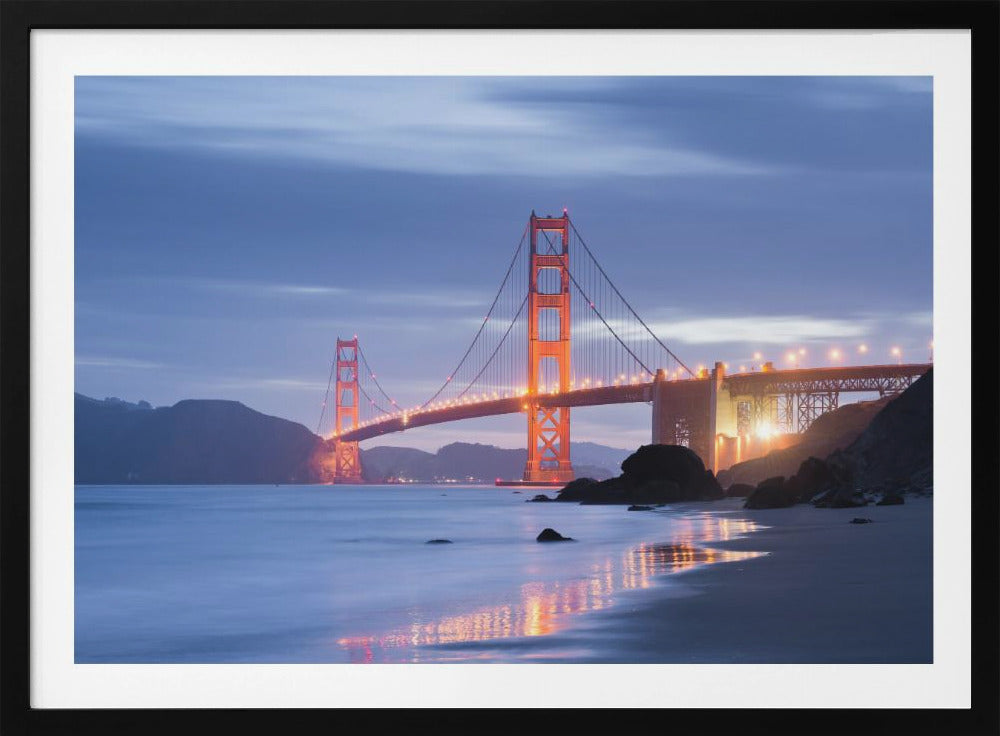 Golden Gate Twilight | Poster