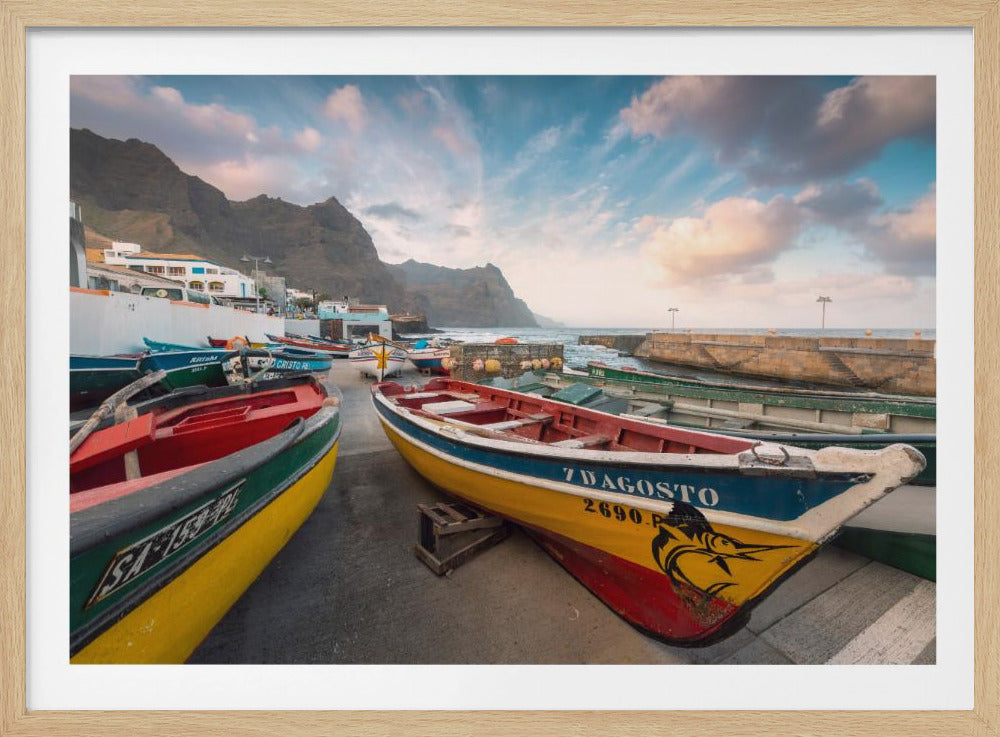 Colored Boats | Poster