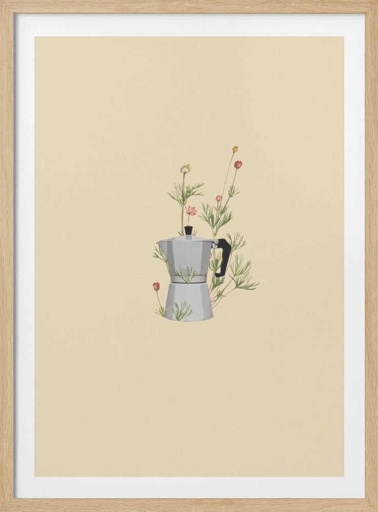 Floral moka express | Poster