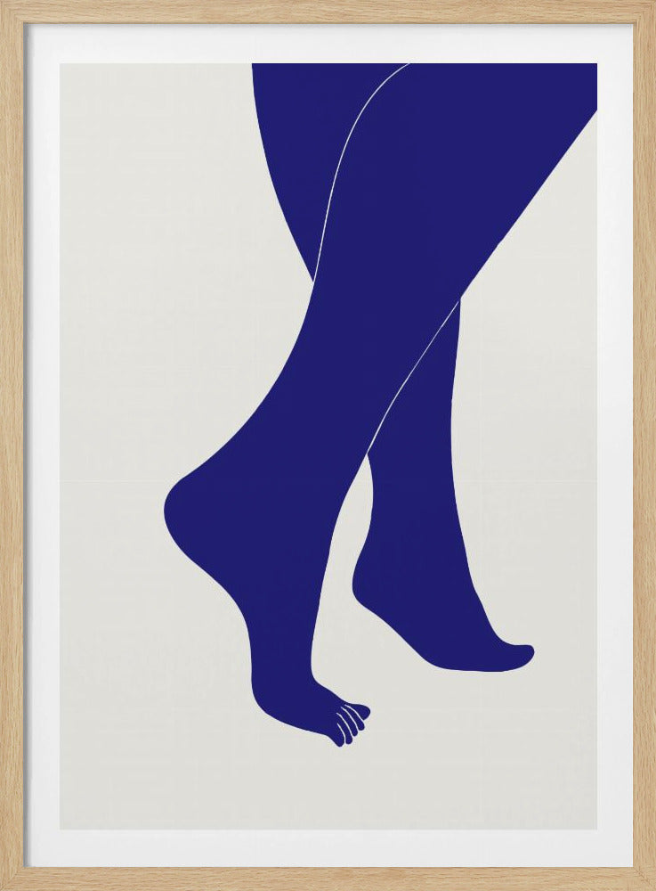 Tip Toe Blue | Poster