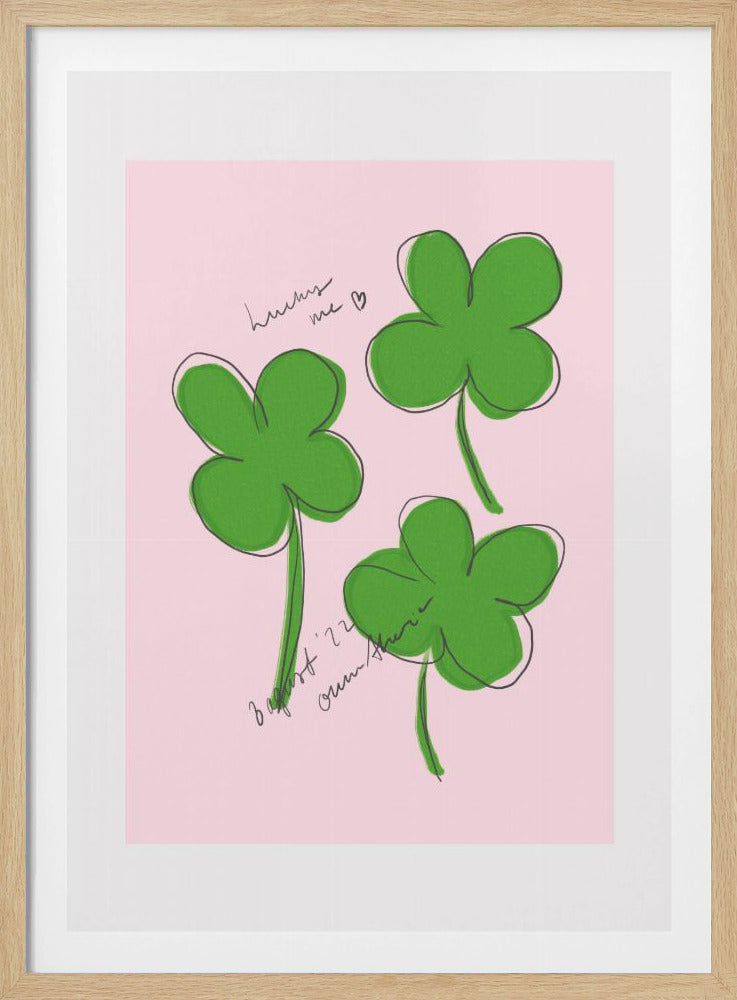 Three Lucky Clovers | Poster