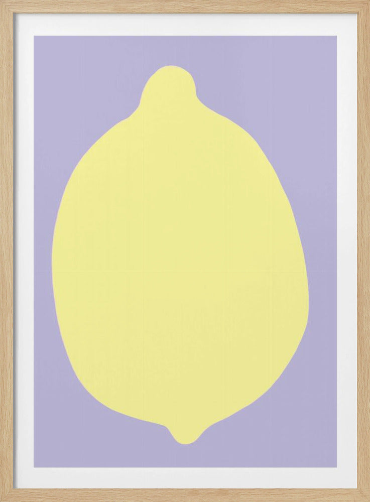 Lemon on Lavender | Poster