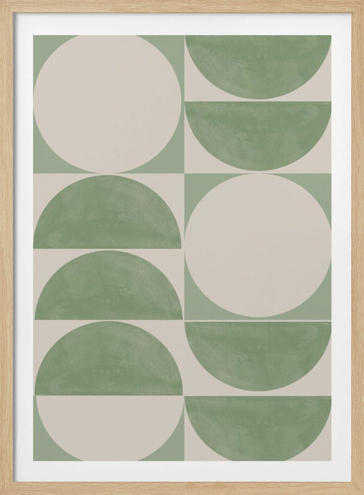 Geometrics in Green | Poster