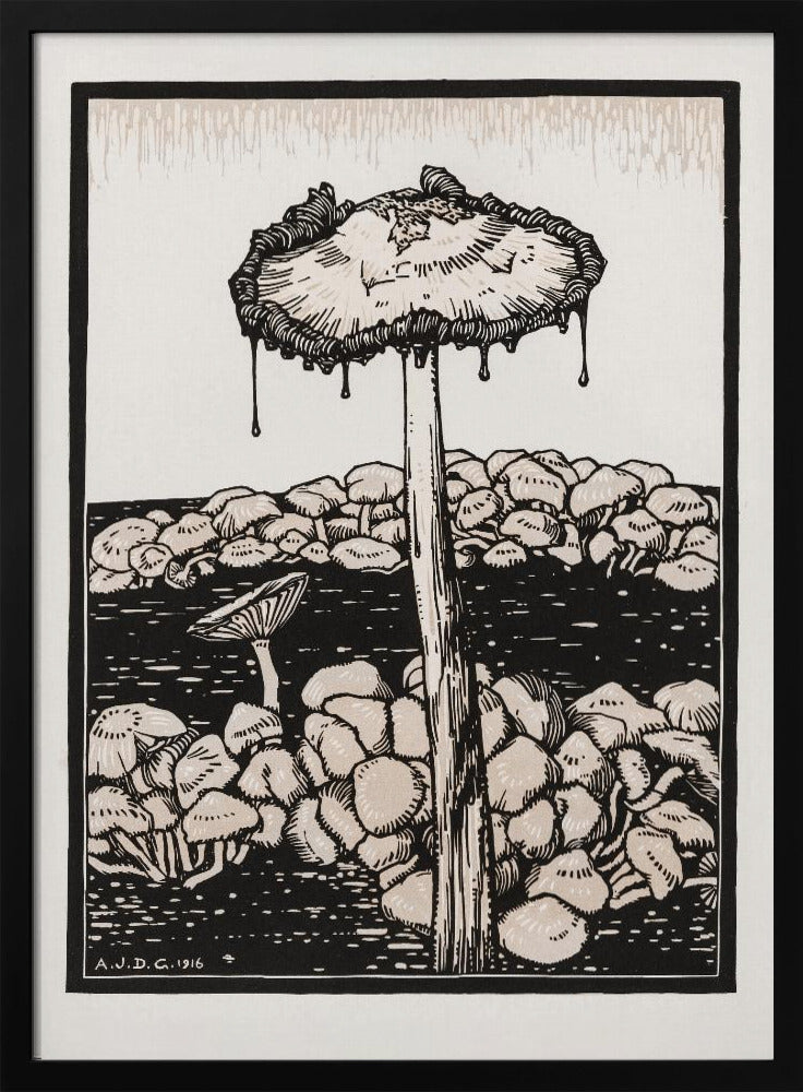 Dripping Mushroom 1916 | Poster