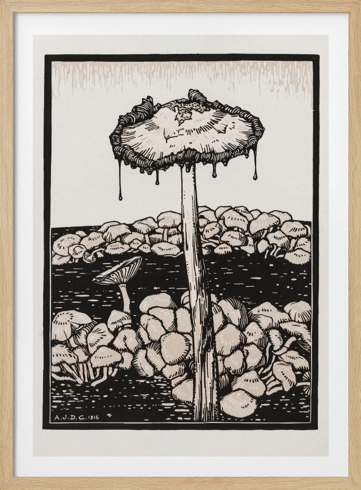 Dripping Mushroom 1916 | Poster