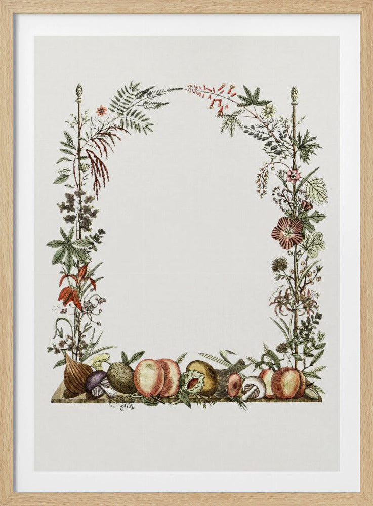 Hand Drawn Botanical Frame | Poster