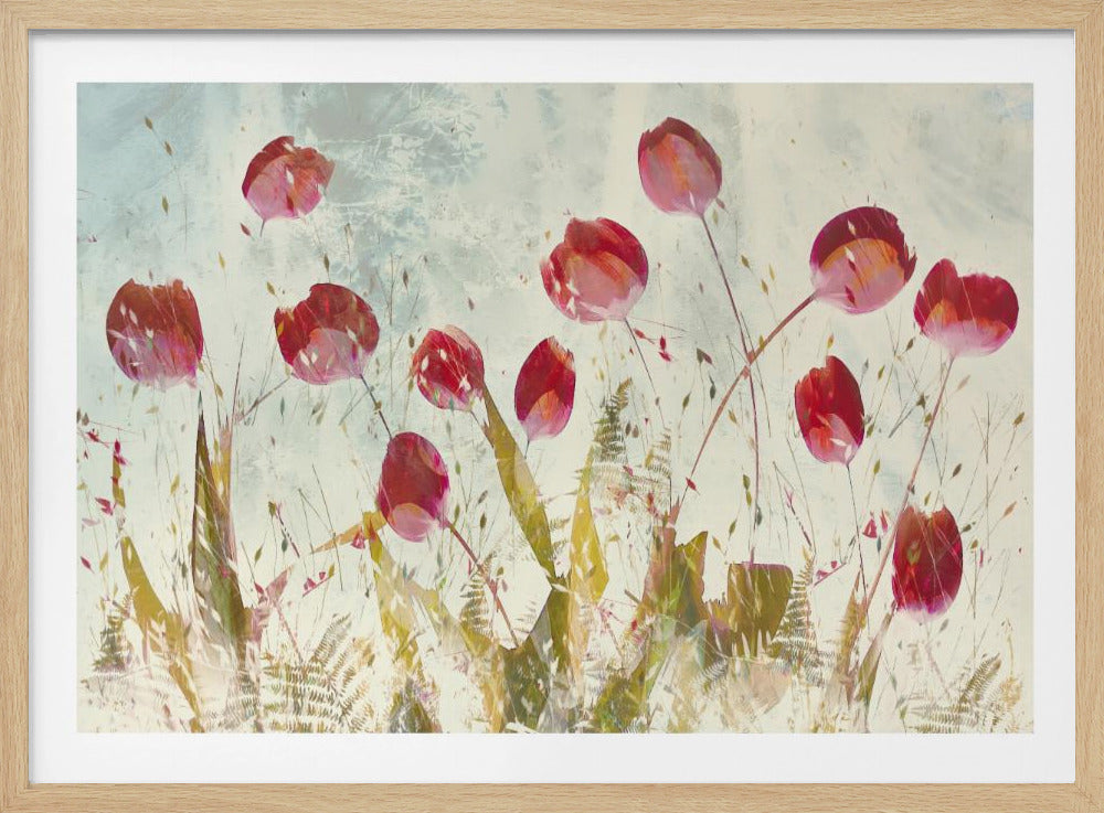 Happy tulips | Poster