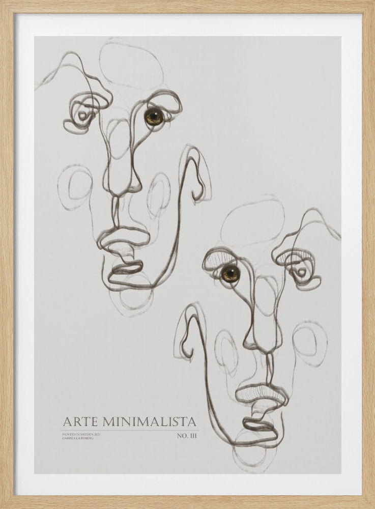 Arte Minimalista No 3 | Poster