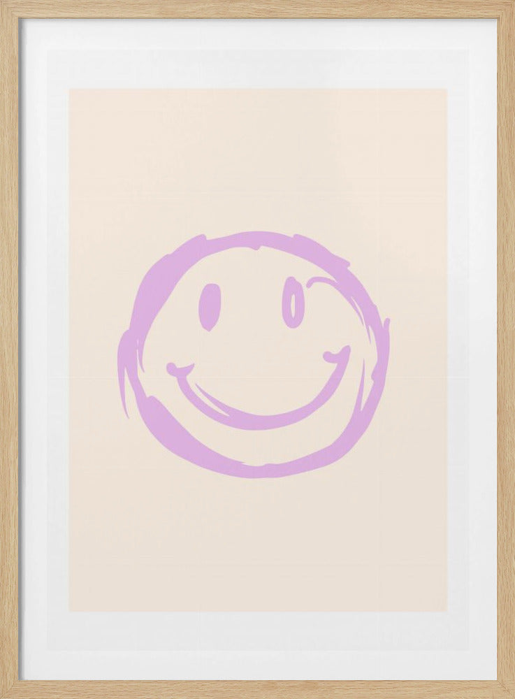 Purple Smiley | Poster