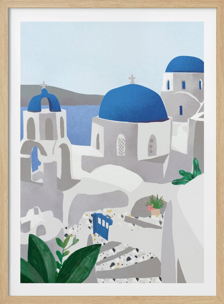 Santorini island | Poster