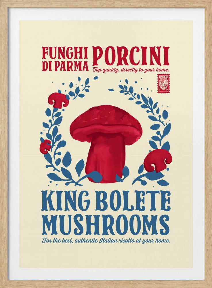 Porcini kitchen print | Poster
