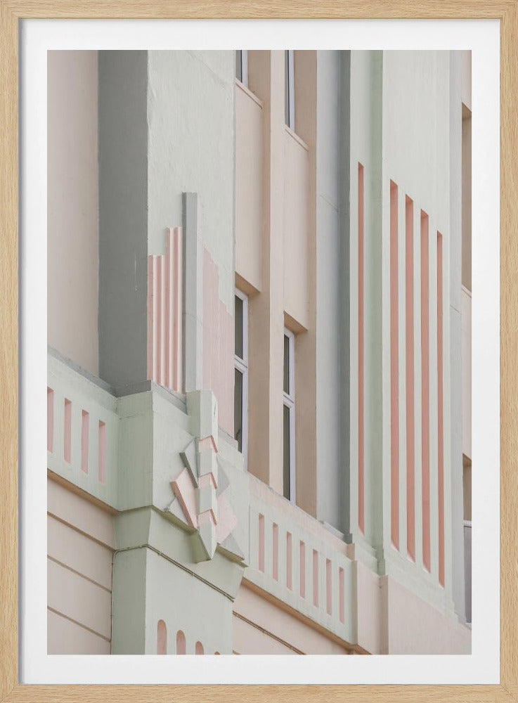 Pastel Facade Geometry | Poster