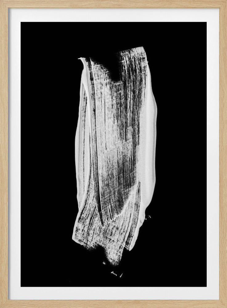 Monochrome Brushstroke | Poster